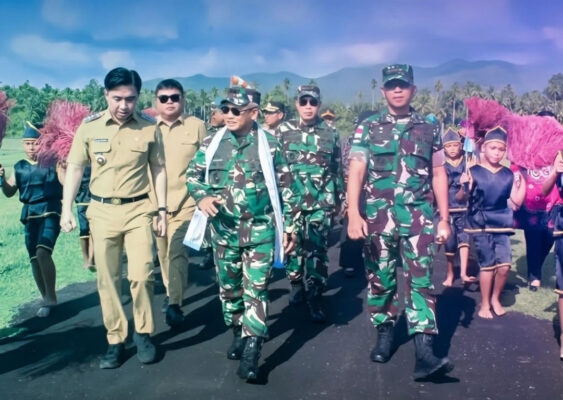 Pangdam XIII/Merdeka ke Sangihe, Resmikan Jembatan Garuda TNI AD 8 Pangdam XIII/Merdeka ke Sangihe, Resmikan Jembatan Garuda TNI AD