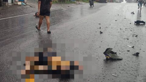 Kecelakaan Maut di Girian, Pengendara Motor Tewas di Tempat