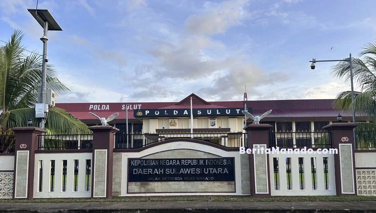 Berita Manado Hari Ini: Rupiah Anjlok, GMIM Rp5,2 M, Legislator Viral 1 Gedung Markas Kepolisian Daerah Sulawesi Utara (Polda Sulut) di Kota Manado.
