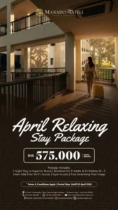 Manado Tateli Resort Tawarkan 3 Promo April, Mulai IDR 575 Ribu