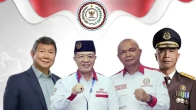 Pelantikan ABPEDNAS Sulut Dihadiri Hashim Djojohadikusumo dan Reda Manthovani
