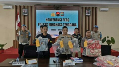 Terduga Pelaku Pembunuhan Istri di Ratatotok Ditangkap Polres Mitra