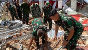 TNI Kodam XIII/Merdeka Gerak Cepat Tangani Gempa M 7,6 Sulut