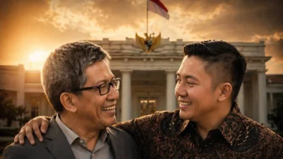 Rocky Gerung Sapa “Binyo” ke Seskab Teddy di Istana