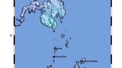 Gempa M6,0 Kepulauan Talaud, Manado Turut Merasakan Sore Ini