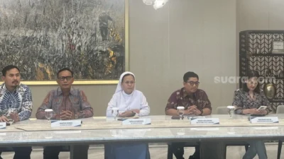 Mudani Herlambang dari BNI menjelaskan pengembalian dana Rp28 miliar kepada CU Paroki Aek Nabara selesai sepenuhnya.