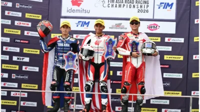 Kencang Sejak Awal Musim, Pembalap Honda Herjun Sabet Podium ARRC Sepang