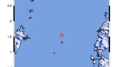 Update: 699 Aftershock M7.6, Gempa Baru M4,8 Tak Berpotensi Tsunami