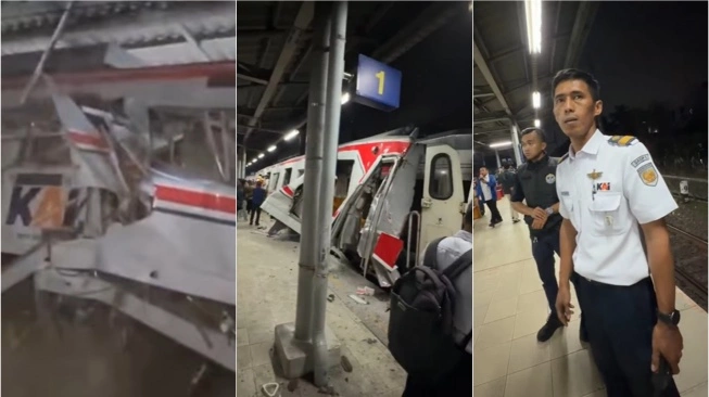 Misteri Sinyal Eror Kecelakaan KRL Bekasi, Petugas KAI: Kecepatan 110! 1 Viral kesaksian petugas KAI setelah kecelakaan kereta di Bekasi, 27 April 2026. (YouTube Trainspotter ID)