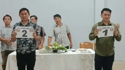 Calon Hukum Tua Desa Kawatak Ditetapkan, Ricky Tololiu Nomor Urut 1, Frangky Polandos 2