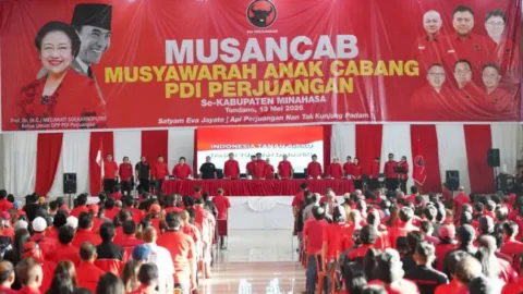 PDIP Minahasa Siap Tingkatkan Soliditas Partai Hadapi Momentum 2029
