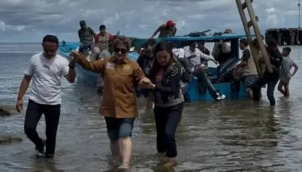 Jejak Kasih Senator Maya Rumantir di Pulau Makalehi