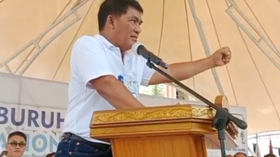 Gubernur Yulius Selvanus Tegaskan Komitmen Sejahterakan Buruh di Sulut