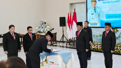 Lantik John Marentek Kepala BKD Sulut, Gubernur Yulius Selvanus: Jabatan Bukan Karena Saya, Tapi Karena Tuhan