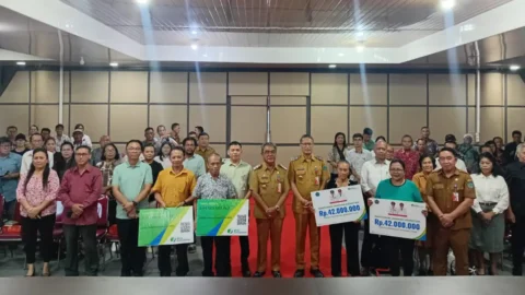 Minahasa Utara Percepat Universal Coverage Jamsostek 2026, Santunan Rp42 Juta Diserahkan ke Ahli Waris