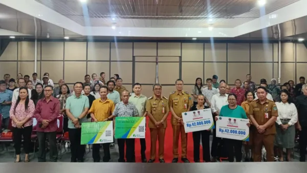 Minahasa Utara Percepat Universal Coverage Jamsostek 2026, Santunan Rp42 Juta Diserahkan ke Ahli Waris