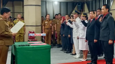 BREAKING NEWS! Joune Ganda Percayakan Herman Mengko Kepala BKPSDM, Alfons Tintingon Kadis PMD