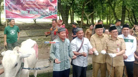Joune Ganda Ajak Warga Mampu Ikut Berkurban