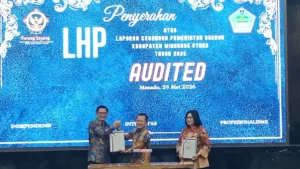 BREAKING NEWS! Minahasa Utara Raih WTP yang Kelima Kali