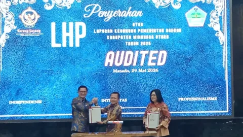 BREAKING NEWS! Minahasa Utara Raih WTP yang Kelima Kali