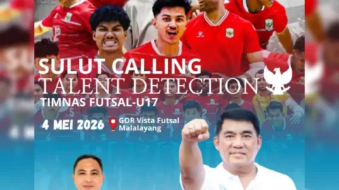 Didukung Penuh Gubernur Yulius Selvanus, Seleksi Timnas Futsal U-17 Terbuka Lebar untuk Talenta Sulut