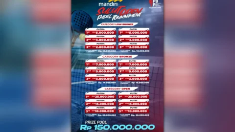 Magnet Sulut Open Padel Tournament 2026: Ratusan Atlet Siap Unjuk Gigi, Catat Tanggalnya!