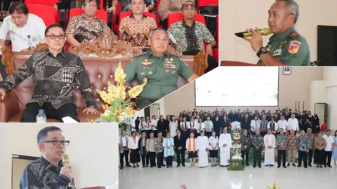 Momen Hangat di Unsrat: Pangdam XIII/Merdeka dan Pemprov Sulut Hadiri Ibadah Paskah Bersama