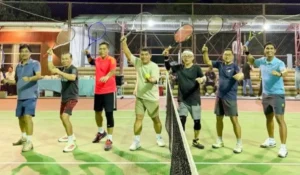 Sambil Mandi Keringat, Gubernur Yulius Selvanus Bisikkan Misi Besar Ini ke Rektor Unsrat