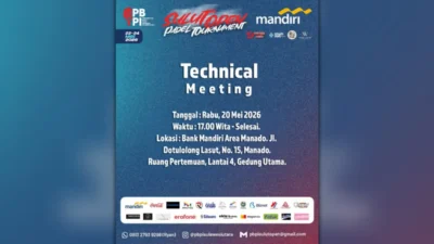 Sulut Open Padel Tournament 2026: Peserta Over Kuota, Panitia Gelar Technical Meeting, Catat Waktunya!