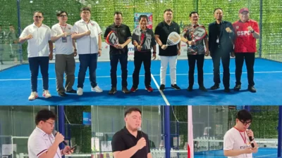Rio Dondokambey Resmi Buka Sulut Open Padel Tournament 2026, Diikuti Ratusan Peserta