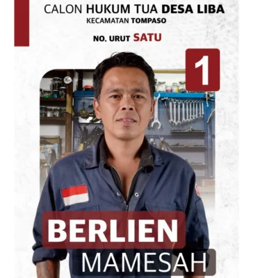 Demi Desa Liba, Berlien Mamesah Mantap Maju Calon Hukum Tua Nomor Urut 1