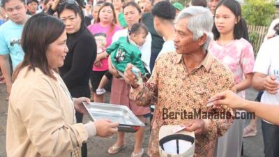 Warga Desa Tempok Galang Dana Spontan Sukseskan Pilhut