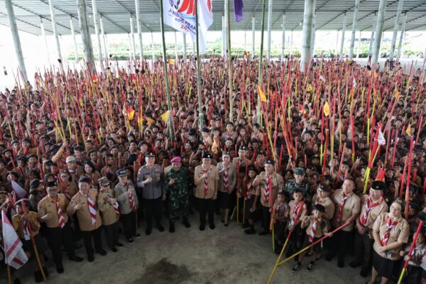 Hadiri Pembukaan Jambore Gerakan Pramuka Cabang Manado, Kakak Andrei Angouw: Pramuka Adalah Generasi Penerus Bangsa