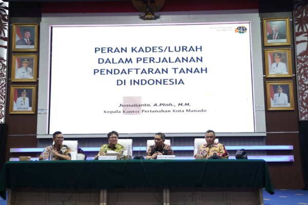 Rakor Pertanahan, Wali Kota Manado Andrei Angouw Minta Lurah Teliti Keluarkan Surat Tanah