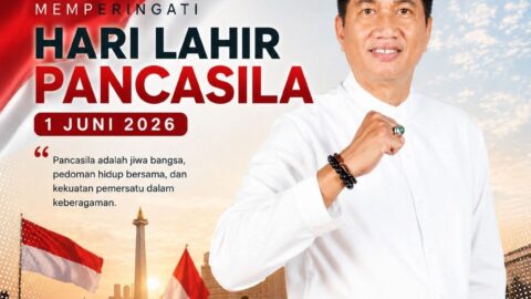 Tonny Yunus dan Jajaran PKB Kota Bitung Ucapkan Selamat Hari Lahir Pancasila 2026