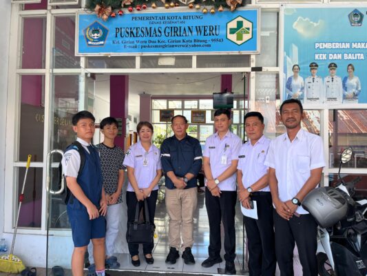 32 Peserta Jamnas XII Kwarcab Bitung Jalani Pemeriksaan Kesehatan Gratis di Puskesmas Girian Weru