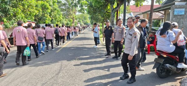 Personel Polres Bitung Kawal Ibadah Kenaikan Yesus Kristus, Wujud Pelayanan Humanis dan Pengamanan Sepenuh Hati