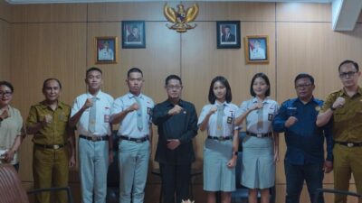 Hengky Honandar Lepas Calon Paskibraka Bitung, Siap Harumkan Nama Daerah di Tingkat Nasional dan Provinsi