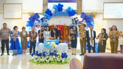 Ellen Honandar Sondakh Ajak Jemaat GMIM Bethesda Sagerat Perkuat Persatuan di HUT ke-29