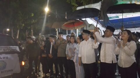 Hengky - Randito Lepas Pawai Takbiran Idul Adha, Lautan Warga Bitung Padati Jalanan Kota