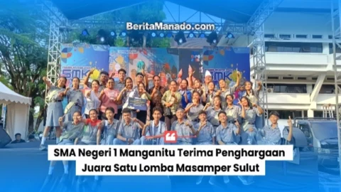Tampil Memukau di Hardiknas 2026, SMA Negeri 1 Manganitu Raih Juara 1 Masamper Sulut