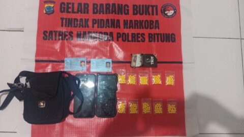 Polres Bitung Ungkap Peredaran Obat Terlarang Heximer di Matuari, Dua Pelaku Ditangkap