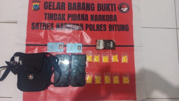 Polres Bitung Ungkap Peredaran Obat Terlarang Heximer di Matuari, Dua Pelaku Ditangkap
