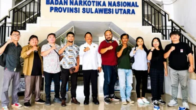 Bangun Sinergitas, FORWARD Sulut Audiensi Bersama Kepala BNN Sulut