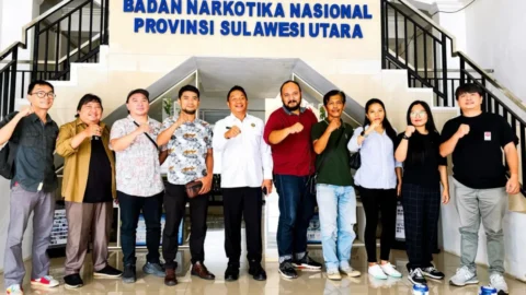Bangun Sinergitas, FORWARD Sulut Audiensi Bersama Kepala BNN Sulut