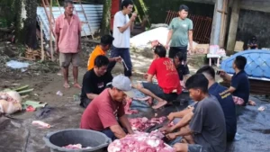 Perkuat Toleransi, Daging Kurban Masjid Qordova Malendeng Juga Dibagikan untuk Umat Nasrani