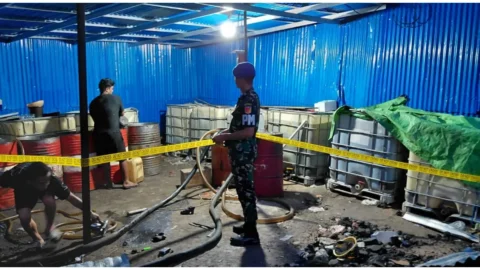 Pomdam XIII/Merdeka Bongkar Dugaan Penimbunan 4,7 Ton Solar Subsidi di Minut, Empat Warga Diamankan
