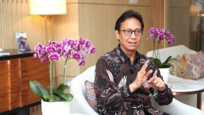 Menteri Kesehatan Republik Indonesia Budi Gunadi Sadikin berbicara dalam wawancara dengan Xinhua di Jakarta pada 5 Mei 2026. (Xinhua/Cen Yunpeng)