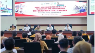 Lewat Rakor Pemprov Sulsel, Pertamina Dukung Penguatan Pengawasan BBM Subsidi