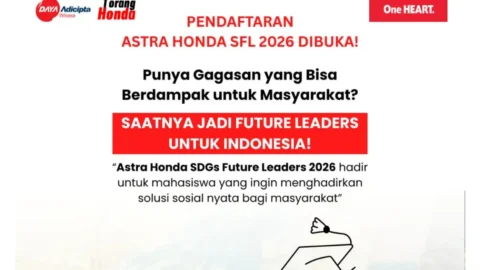 Astra Honda SFL 2026 Dibuka, Mahasiswa Bisa Dapat Dana Rp43 Juta